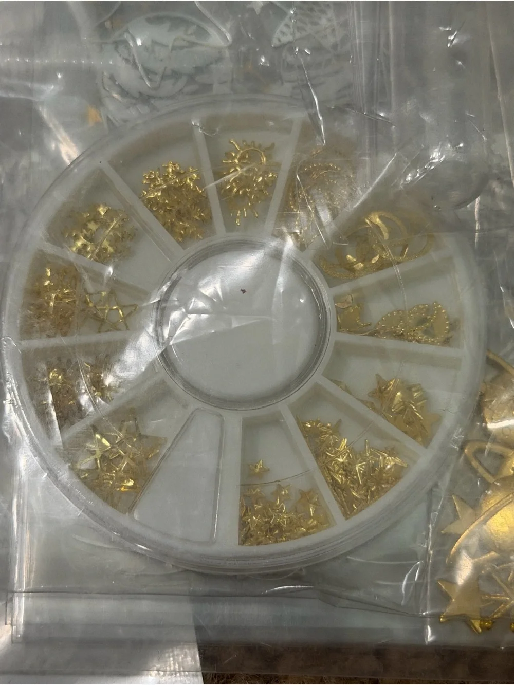 Metallic Gold Silver Leaf Flakes & Flowers Resin Glass & Charms DIY Crafting